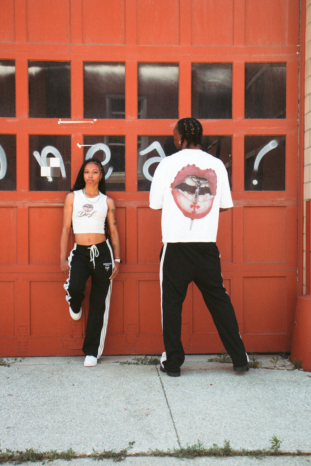 “Speak Of Love” Box Crop Tee White