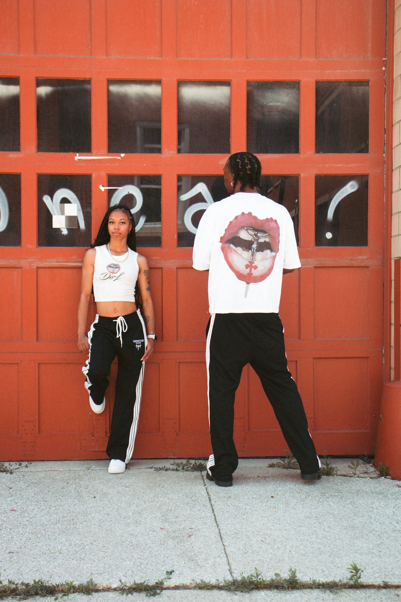 “Speak Of Love” Box Crop Tee White