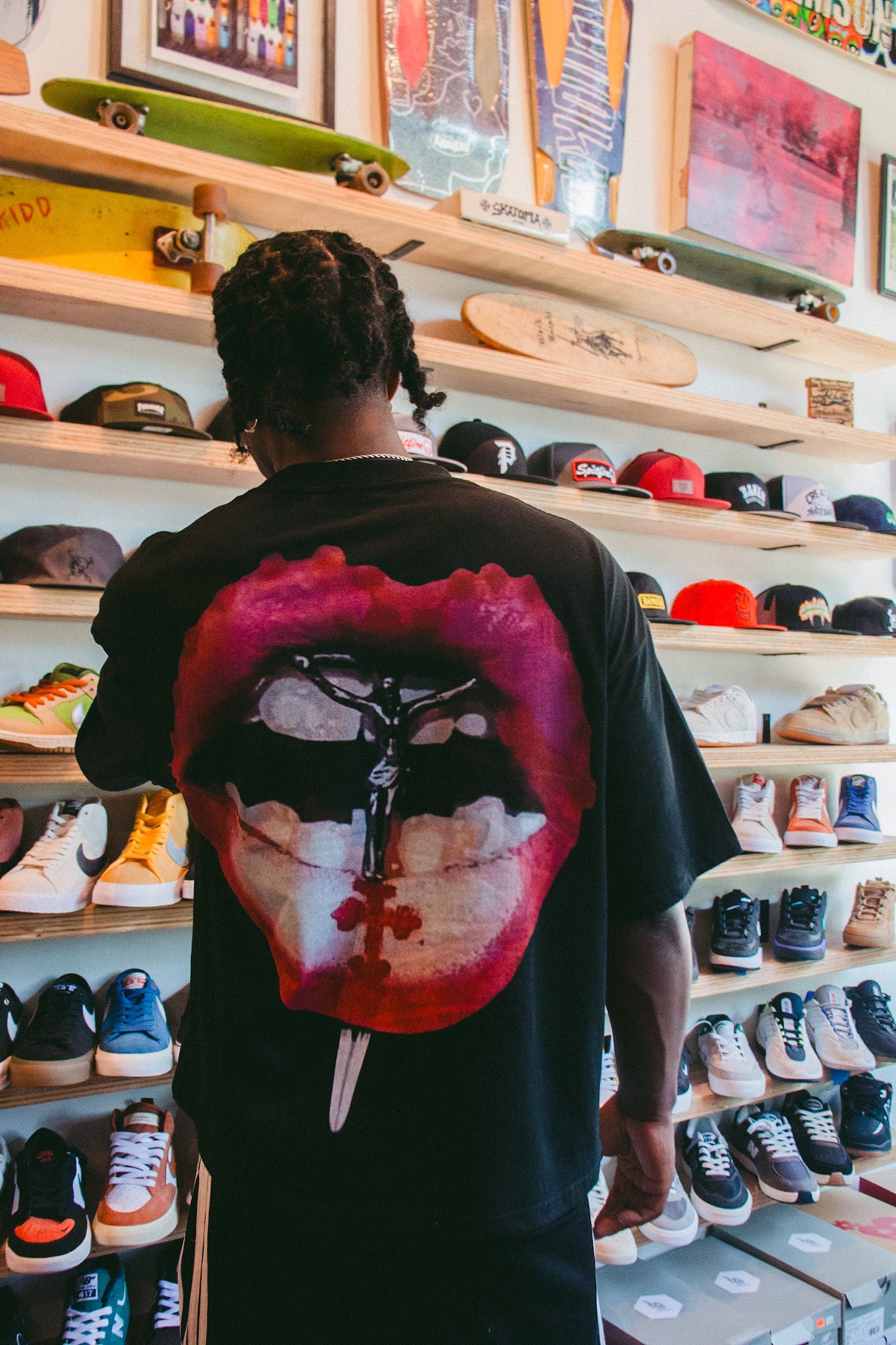 “Speak of love” Salmon Pink Box Crop