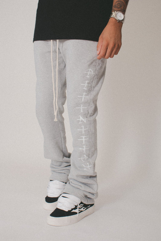 Definition Stacked Sweatpants Gray