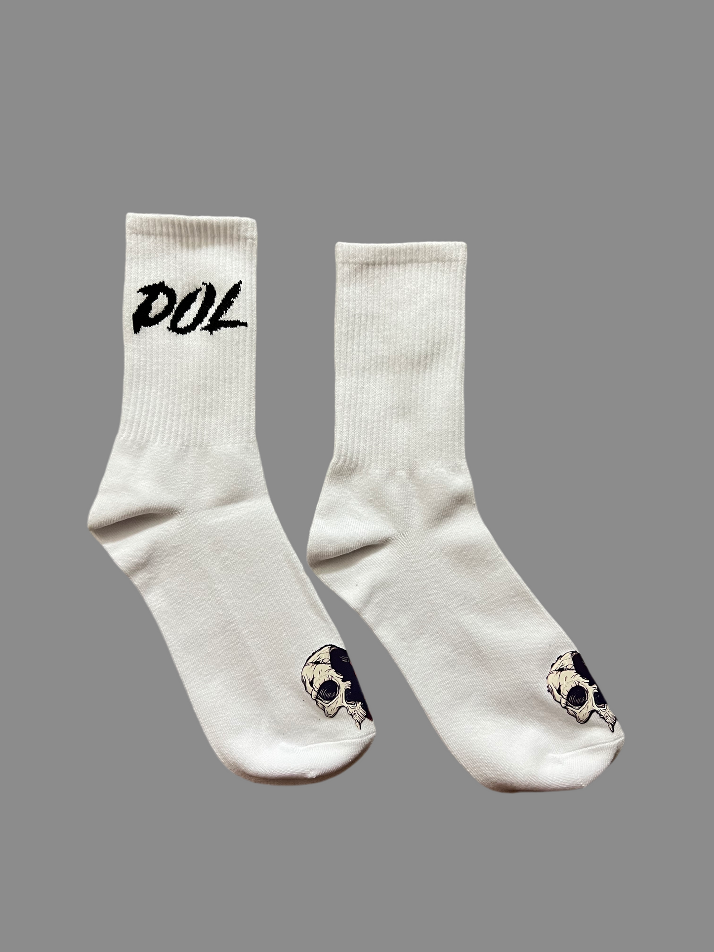 DOL White Crew Socks