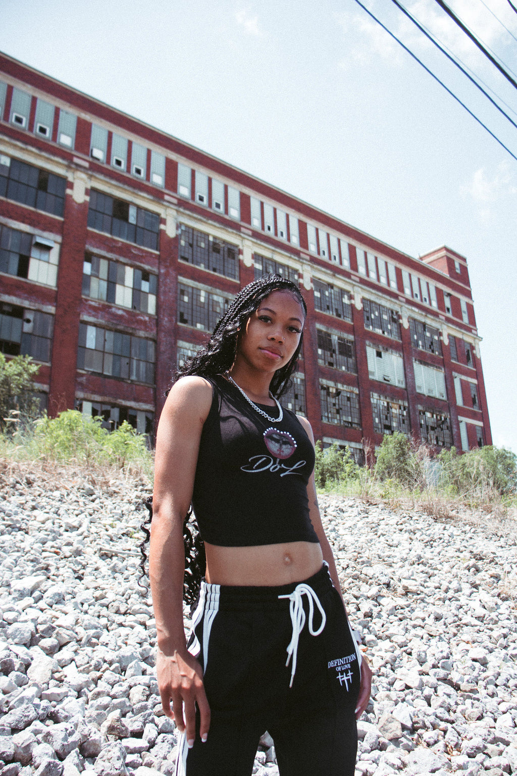 “Speak of Love” Black tank top