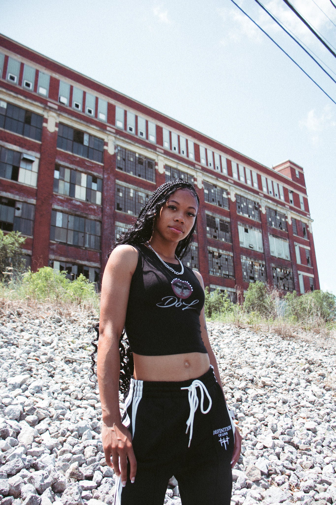 “Speak of Love” Black tank top