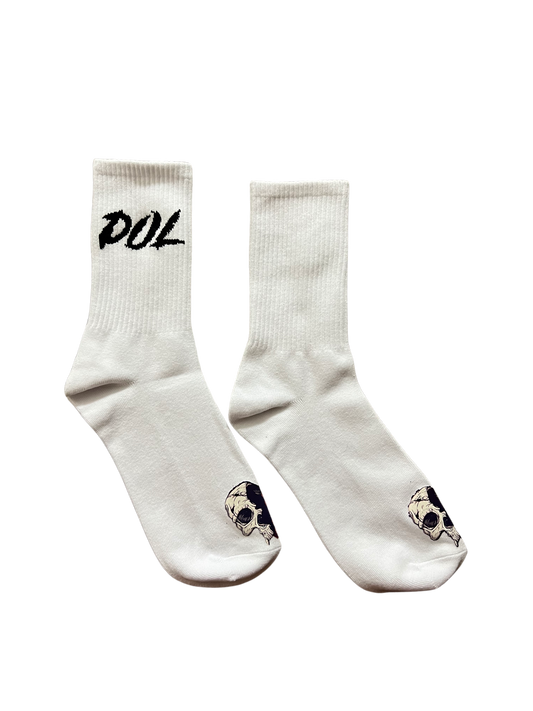 DOL White Crew Socks