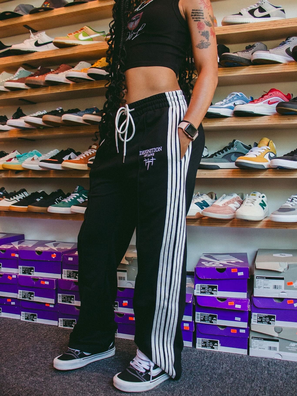 “Speak of love” Track pants